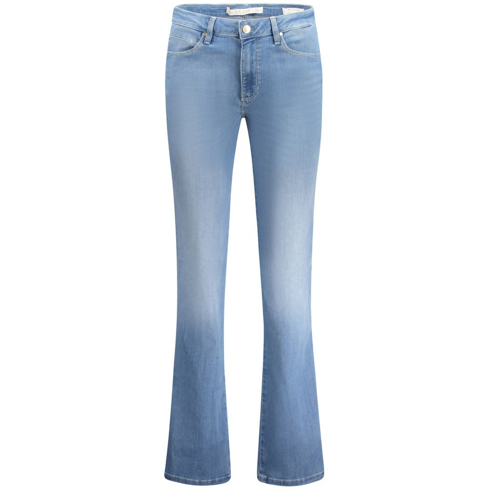 Guess Jeans Women's Blue Cotton Flared Jeans