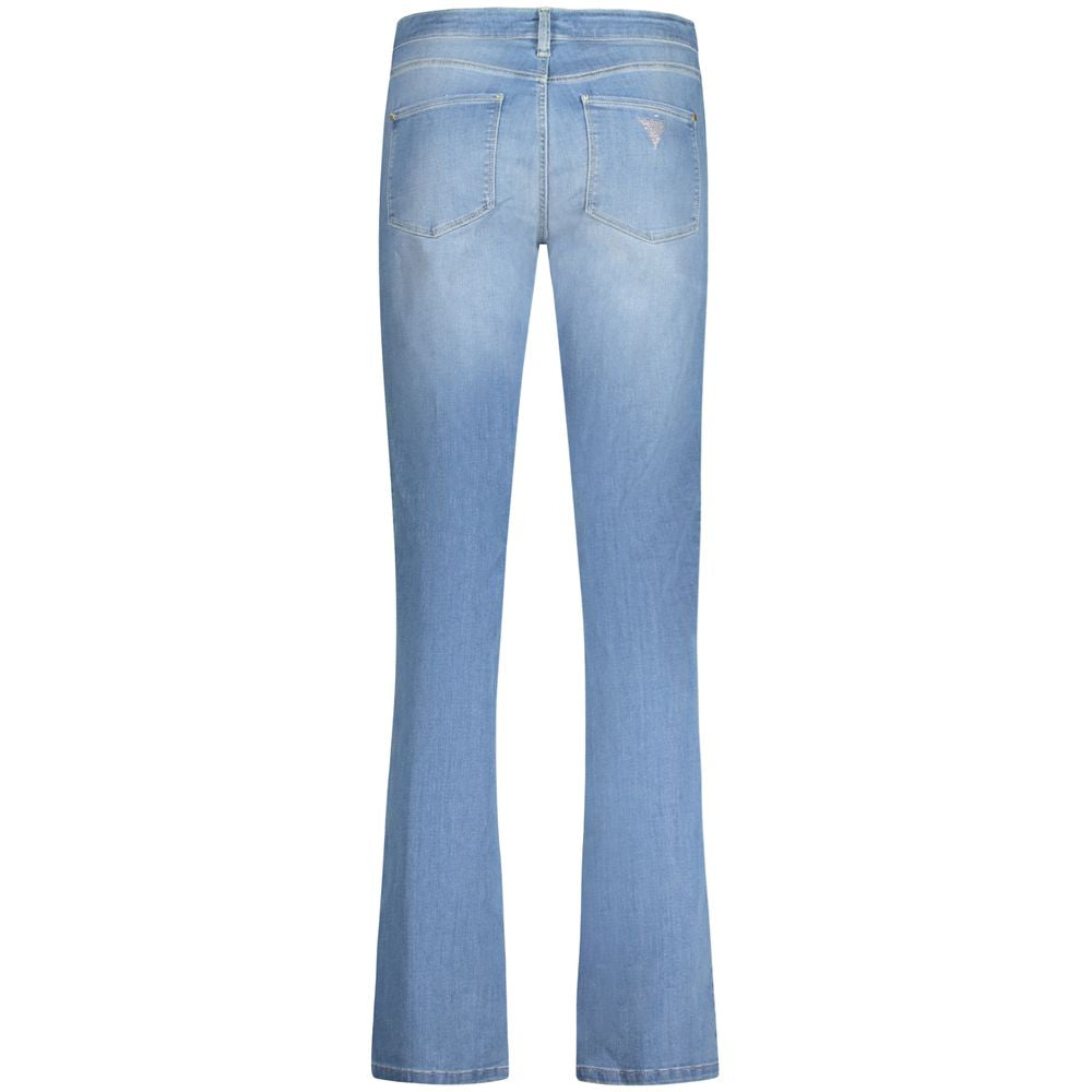 Guess Jeans Women's Blue Cotton Flared Jeans