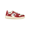 Tommy Hilfiger Women's Red Leather Sneakers
