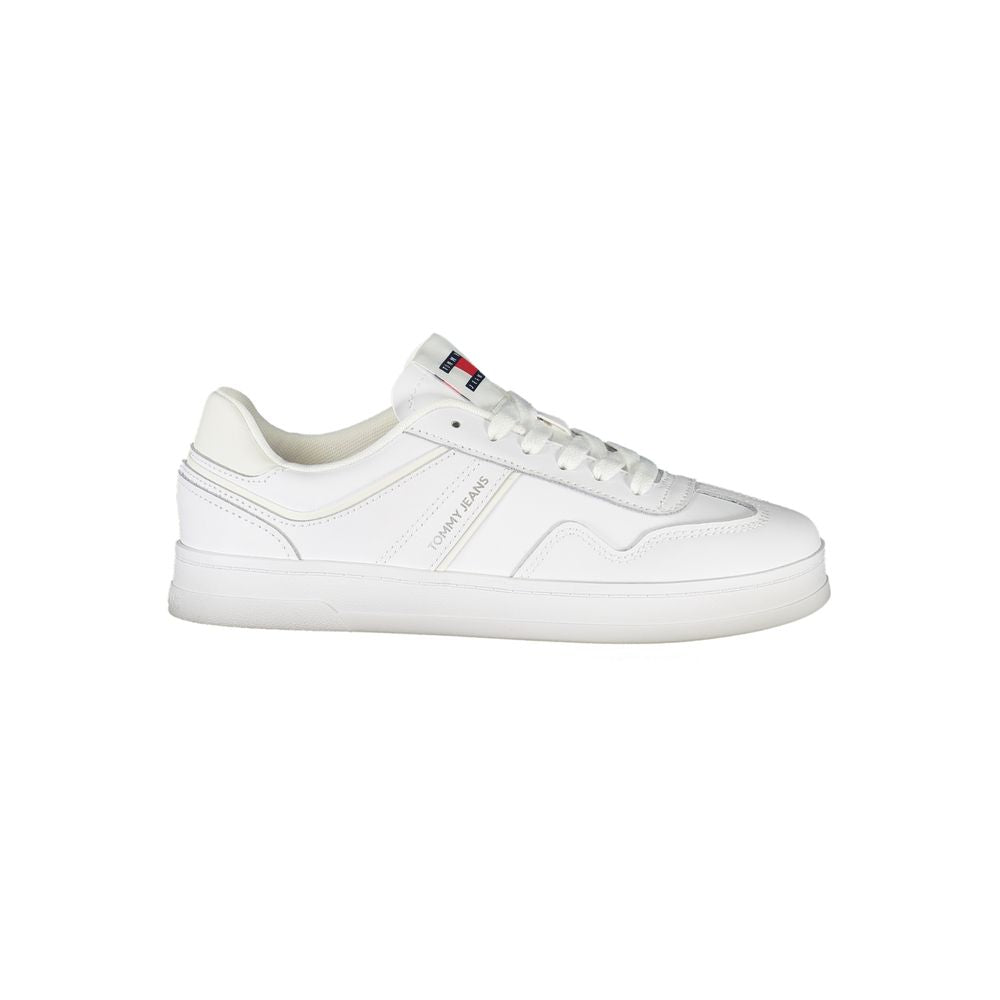 Tommy Hilfiger Women's White Polyurethane Sneakers