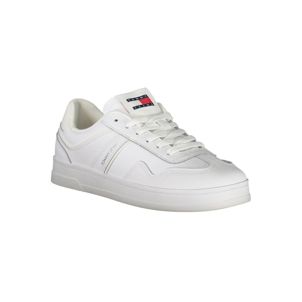 Tommy Hilfiger Women's White Polyurethane Sneakers