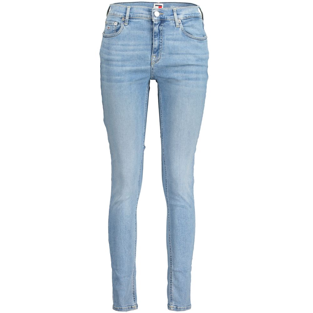 Tommy Hilfiger Women's Blue Cotton Skinny Jeans