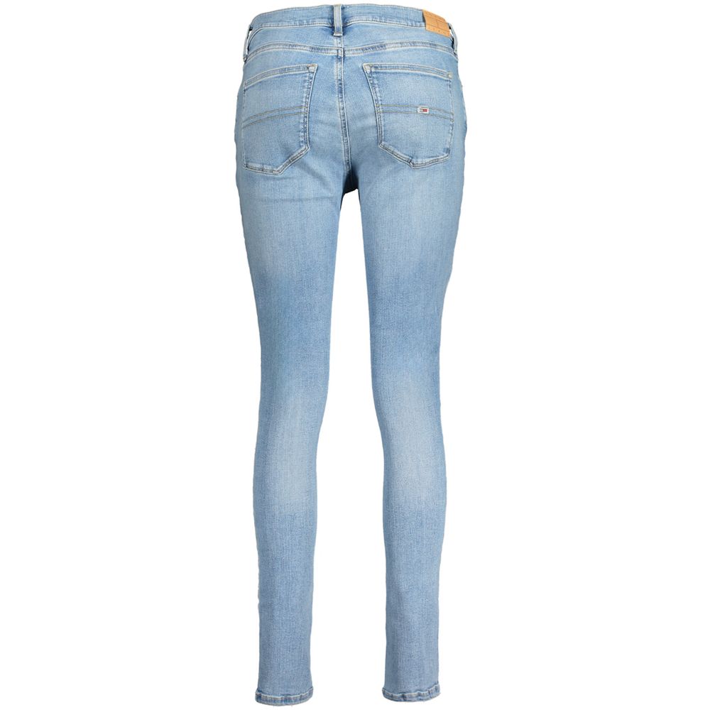 Tommy Hilfiger Women's Blue Cotton Skinny Jeans