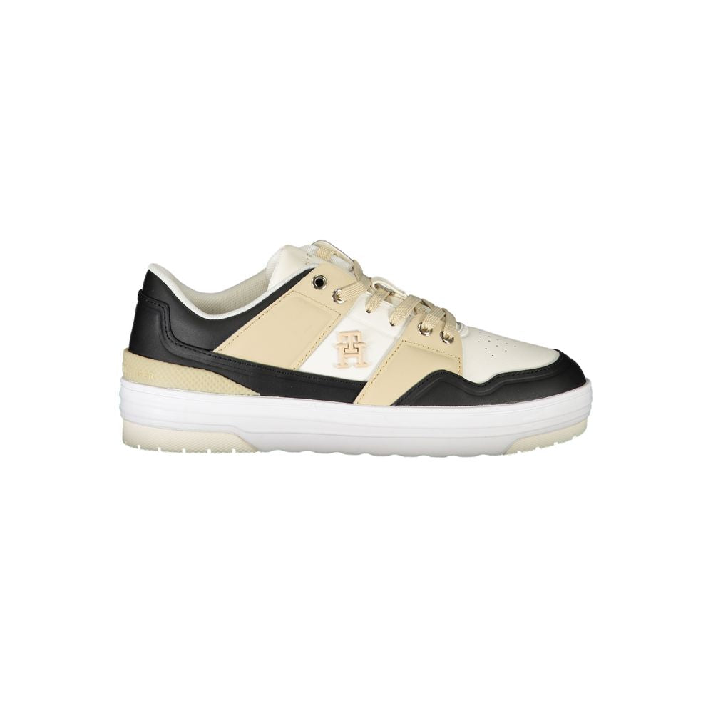 Tommy Hilfiger Women's White Leather Sneakers