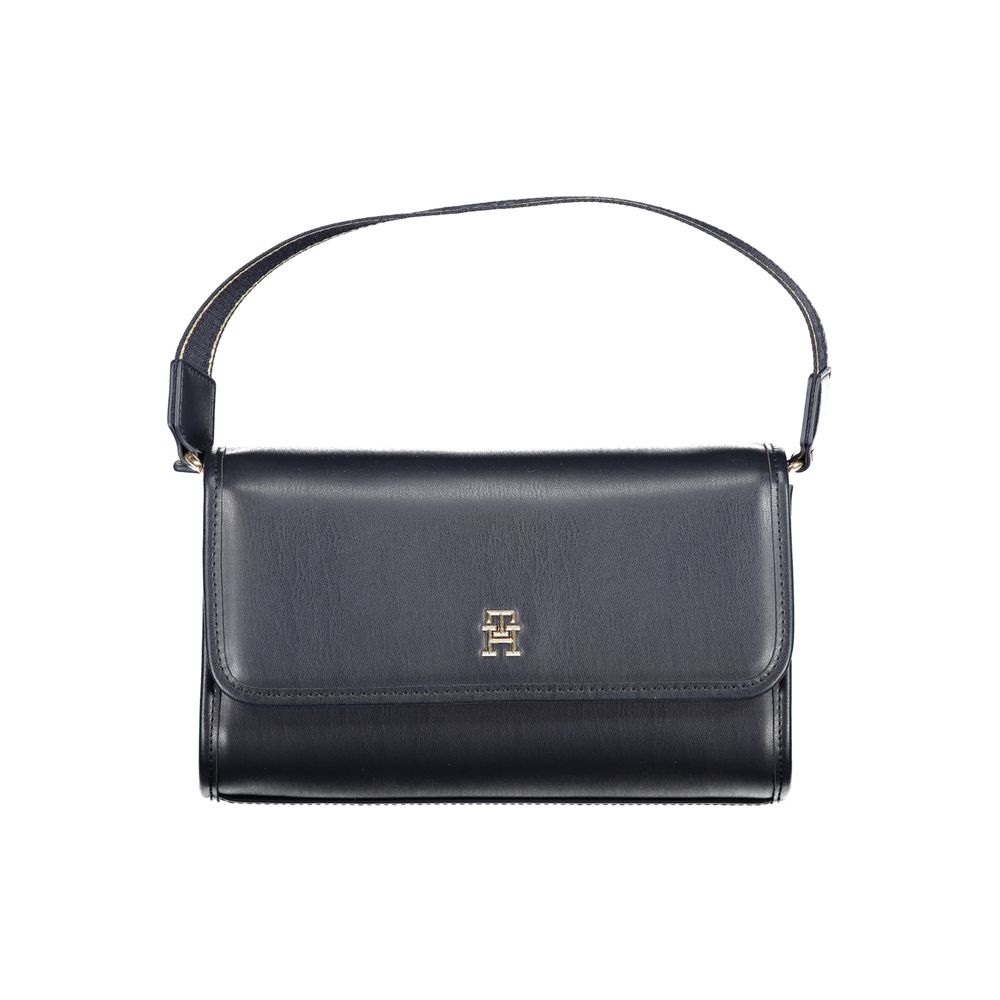 Tommy Hilfiger Women's Blue Monotype Shoulder Bag - image 1