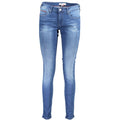 Tommy Hilfiger Women's Blue Cotton Skinny Jeans