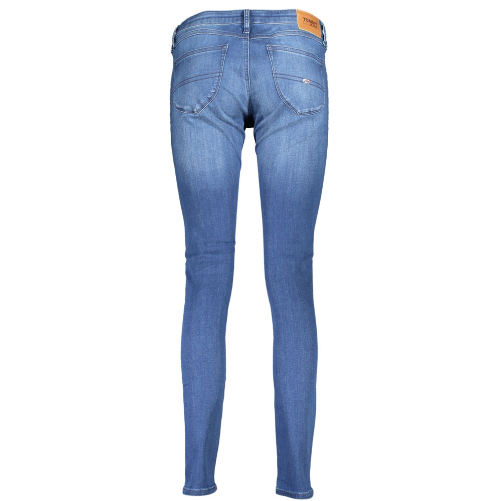 Tommy Hilfiger Women's Blue Cotton Skinny Jeans