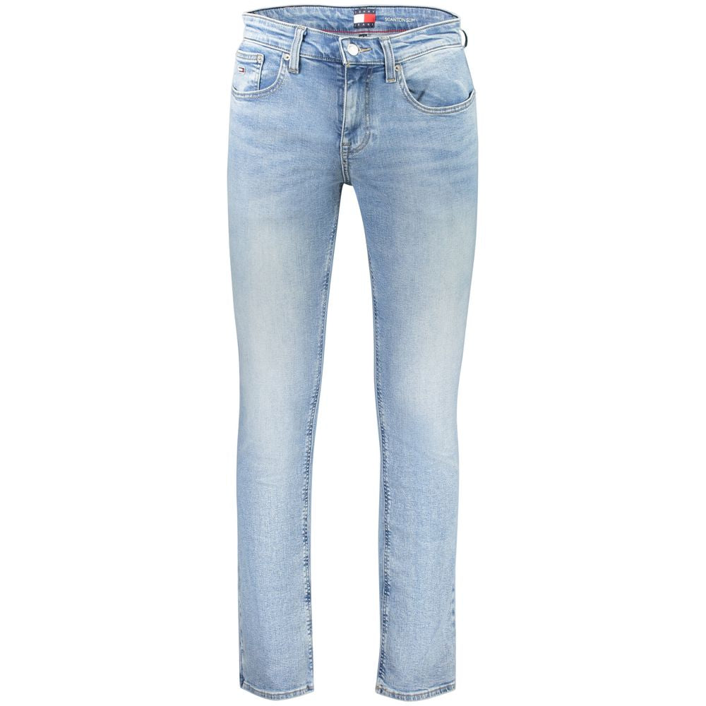 Tommy Hilfiger Slim Scantom Men's Blue Cotton Slim-Fit Jeans