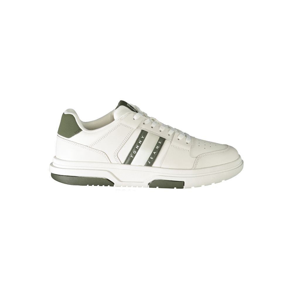 Tommy Hilfiger Men's White Polyethylene Sneakers