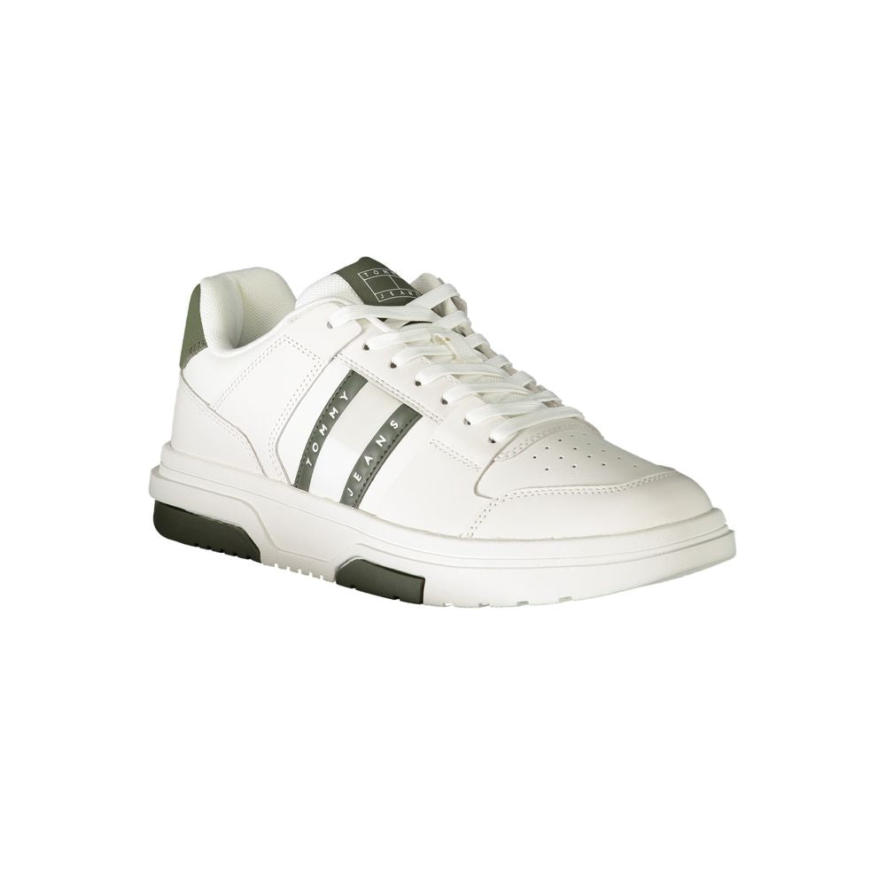 Tommy Hilfiger Men's White Polyethylene Sneakers