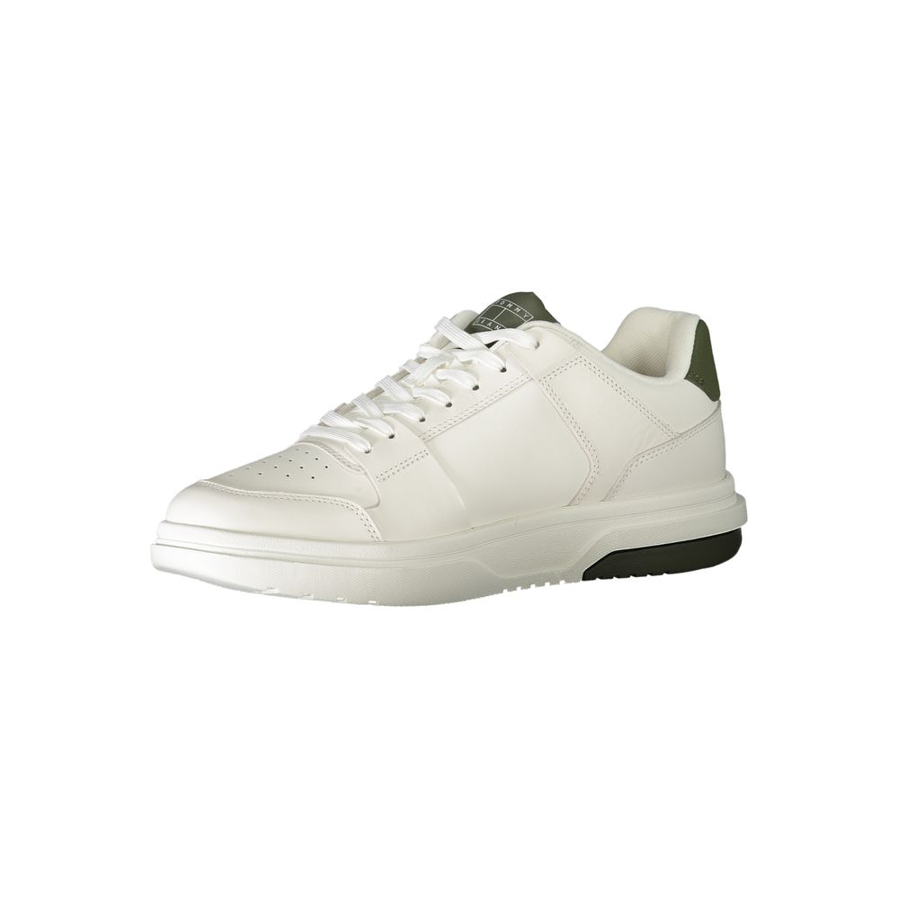 Tommy Hilfiger Men's White Polyethylene Sneakers