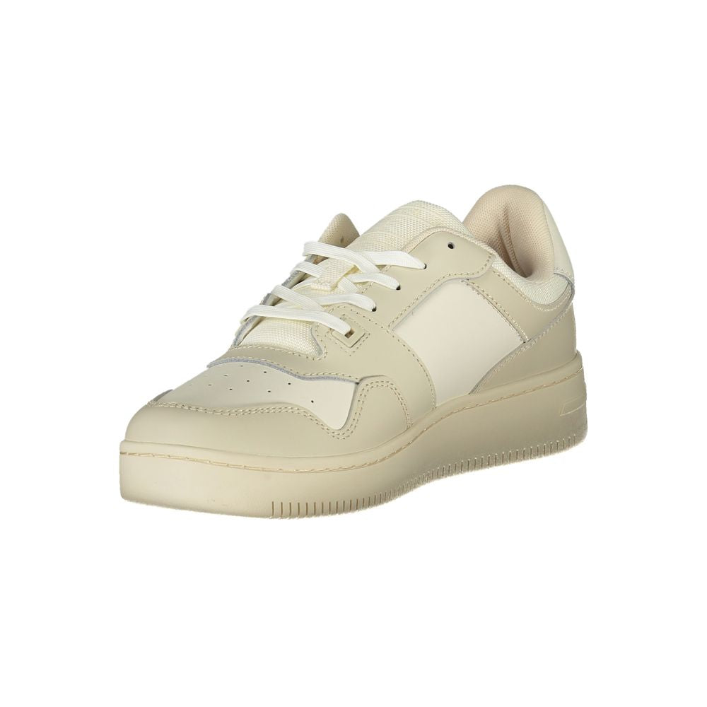 Tommy Hilfiger Men's Beige Polyester Sneakers