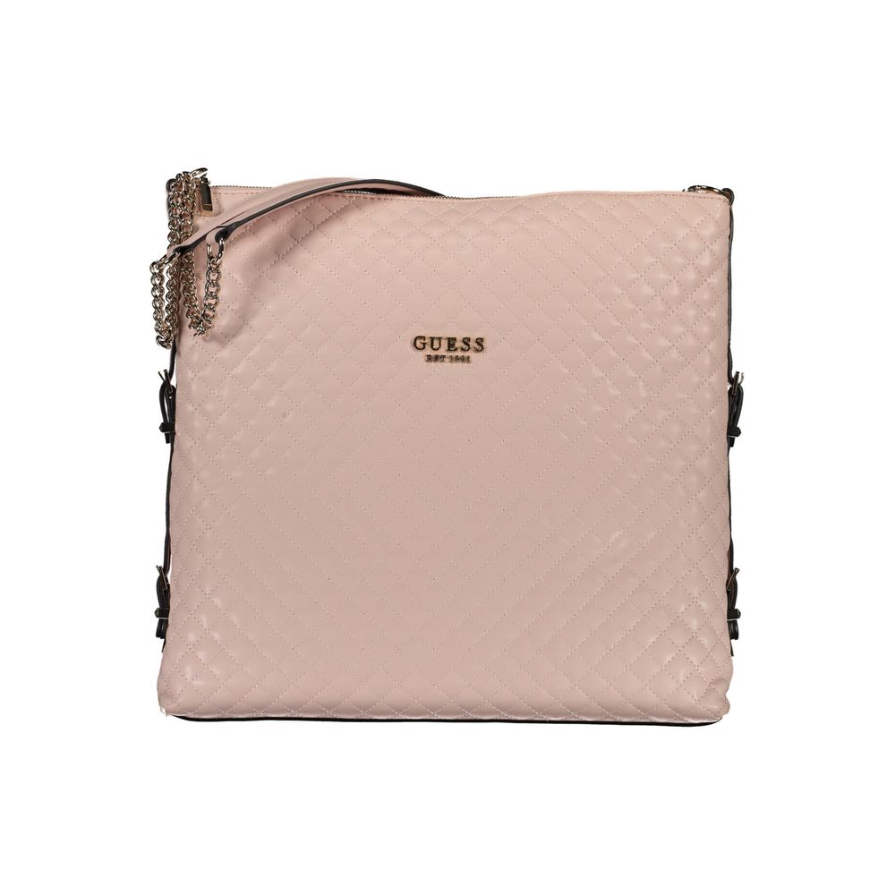 Guess Jeans Women's Pink Polyurethane Handbag