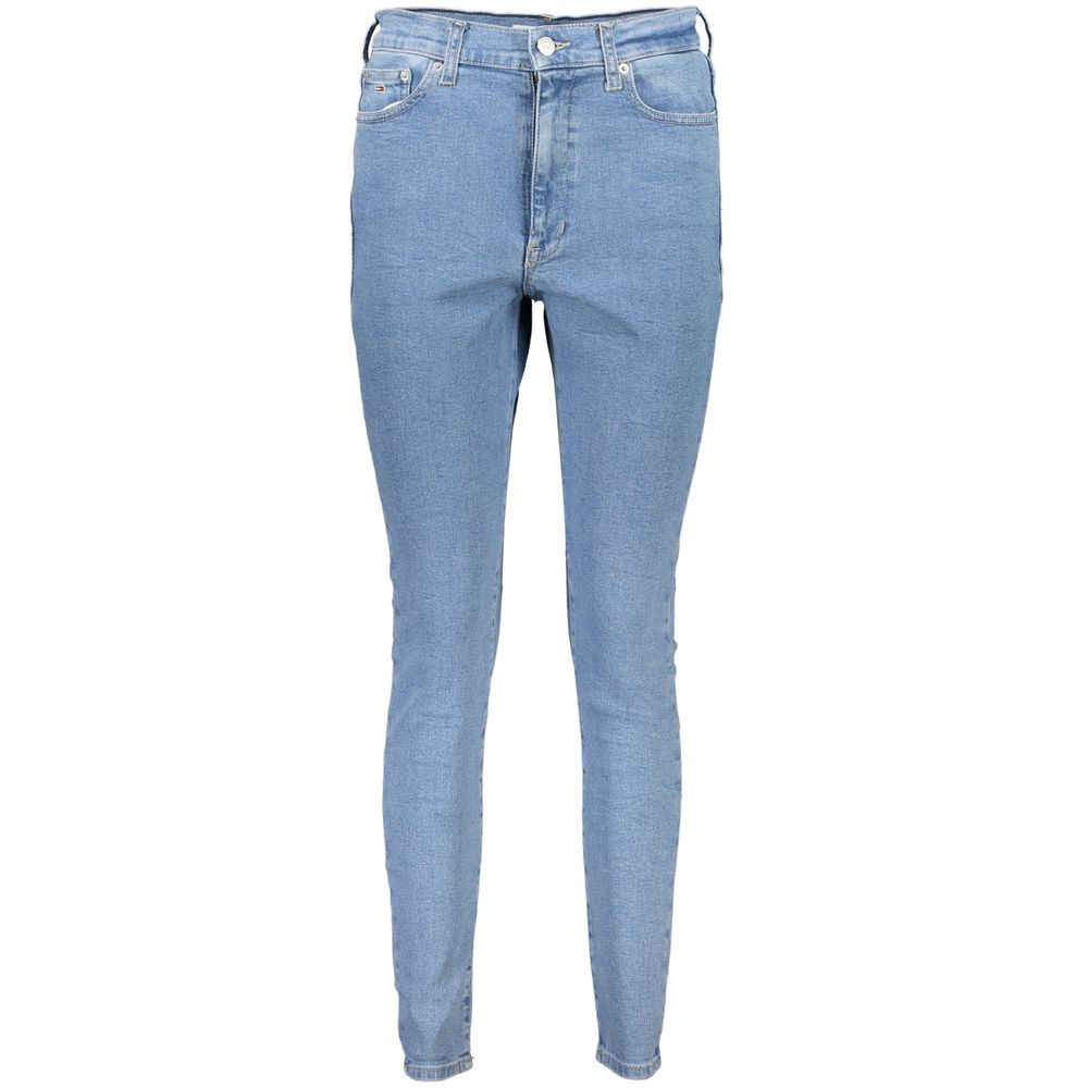 Tommy Hilfiger Women's Blue Cotton Skinny Jeans