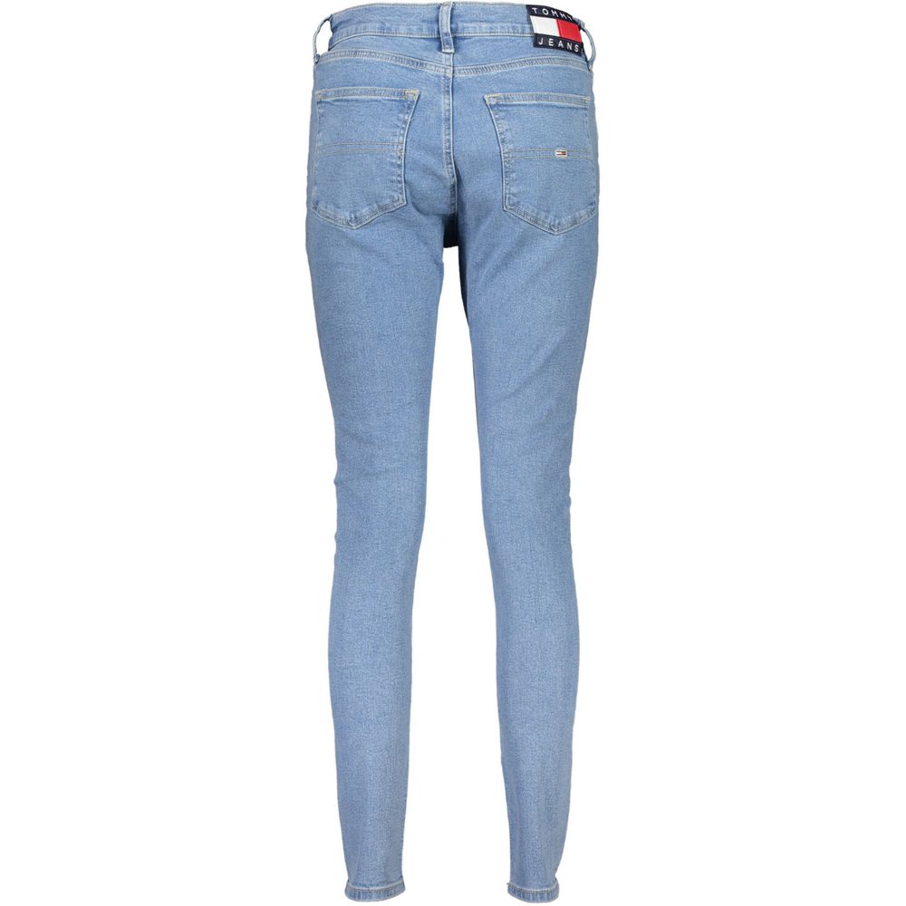 Tommy Hilfiger Women's Blue Cotton Skinny Jeans