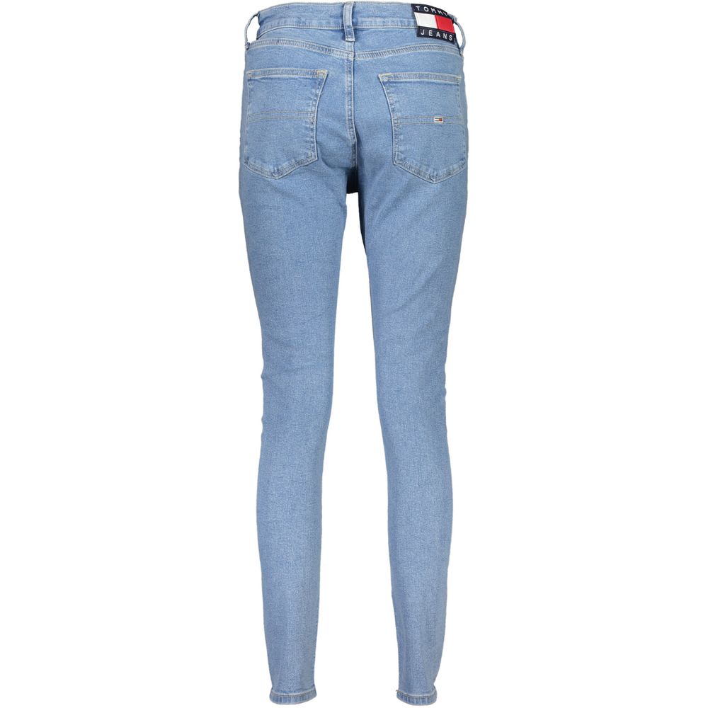 Tommy Hilfiger Women's Blue Cotton Skinny Jeans
