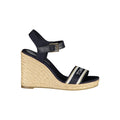 Tommy Hilfiger Women's Blue Leather Wedge Sandals - image 1