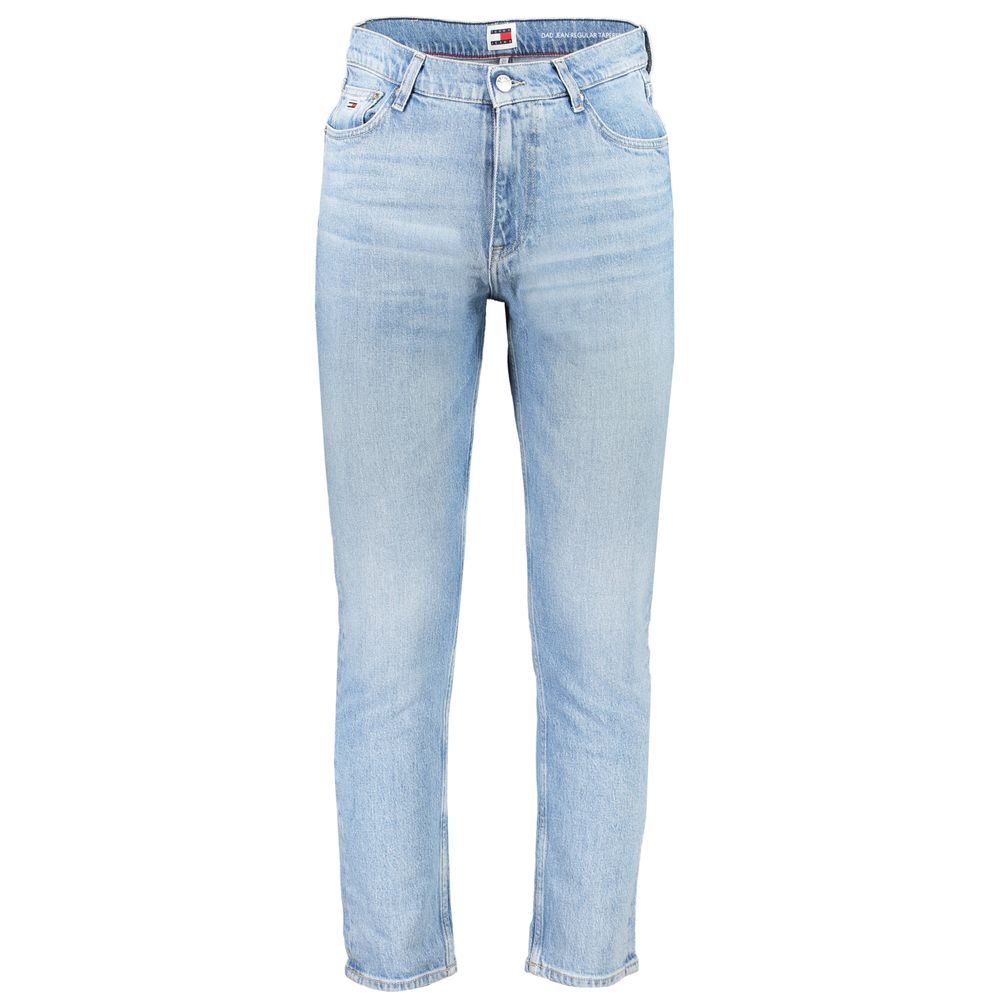 Tommy Hilfiger Dad Men's Blue Cotton Tapered Jeans