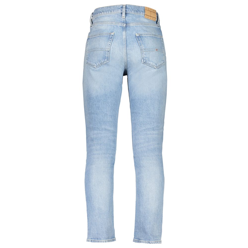 Tommy Hilfiger Dad Men's Blue Cotton Tapered Jeans