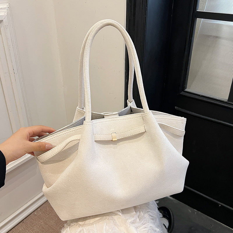 Elegant Soft Suede Tote Bag for Women