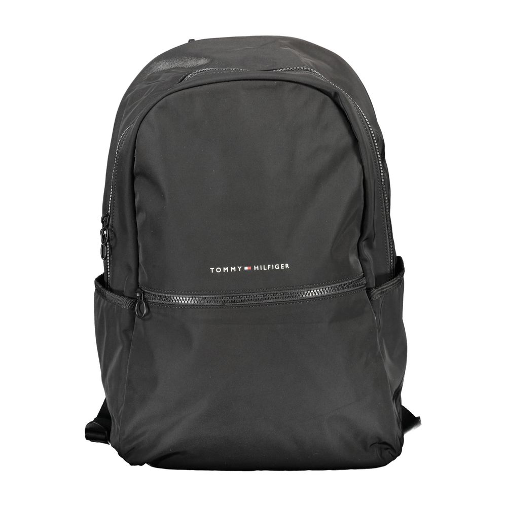 Tommy Hilfiger Men's Black Polyester Backpack - image 1