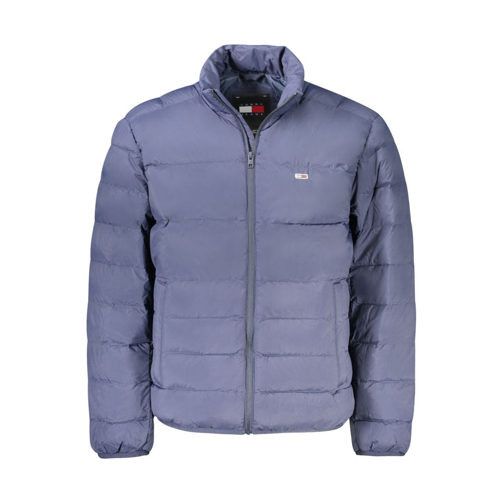 Tommy Hilfiger Men's Blue Polyamide Full-Length Jacket