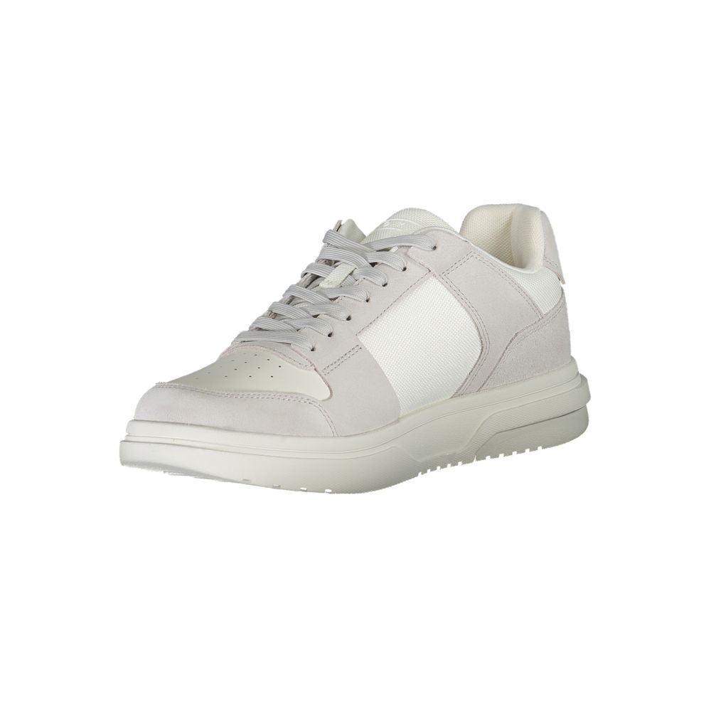 Tommy Hilfiger Men's White Polyurethane Sneakers