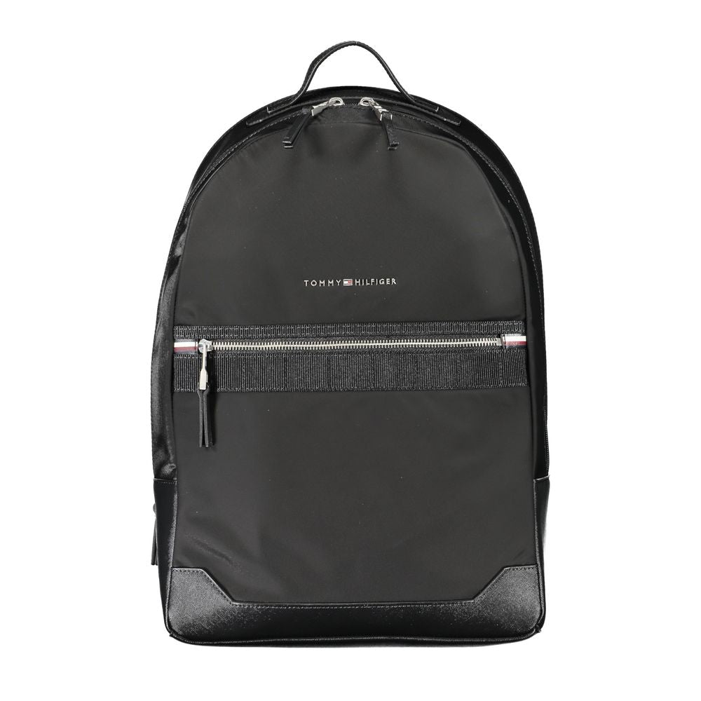 Tommy Hilfiger Men's Black Polyester Backpack - image 1
