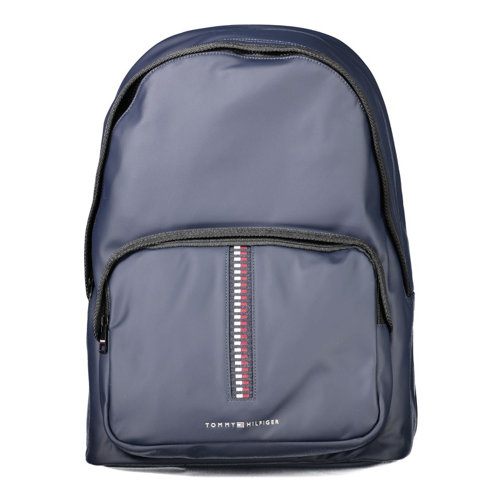 Tommy Hilfiger Men's Blue Polyurethane Backpack - image 1