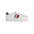Tommy Hilfiger Women's White Polyurethane Platform Sneakers