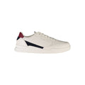Tommy Hilfiger Men's White Leather Sneakers