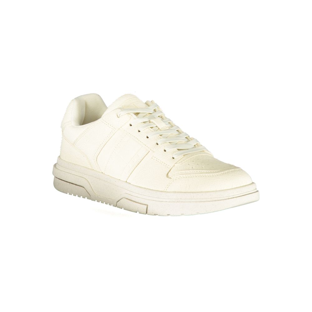 Tommy Hilfiger Women's White Polyester Sneakers