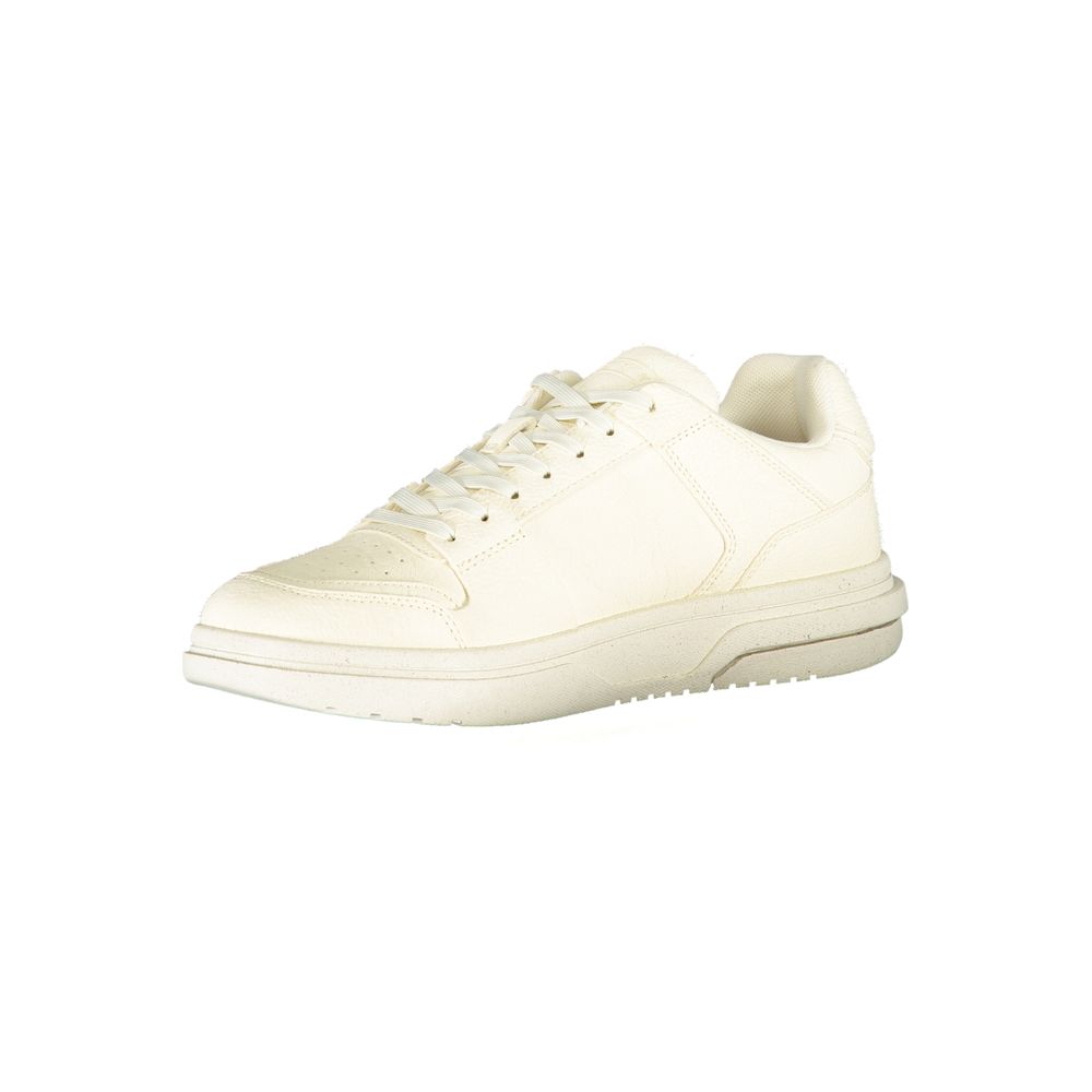 Tommy Hilfiger Women's White Polyester Sneakers