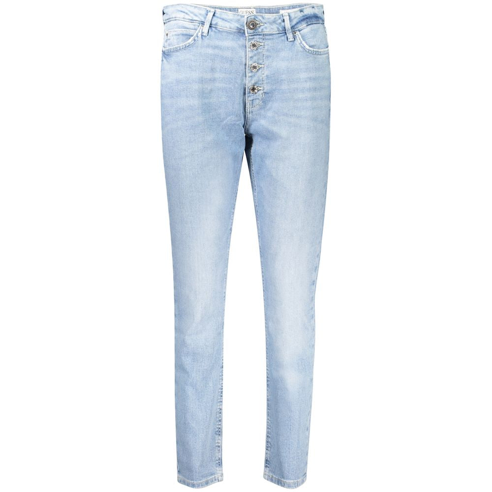 Guess Jeans Women's Blue Cotton Skinny Jeans