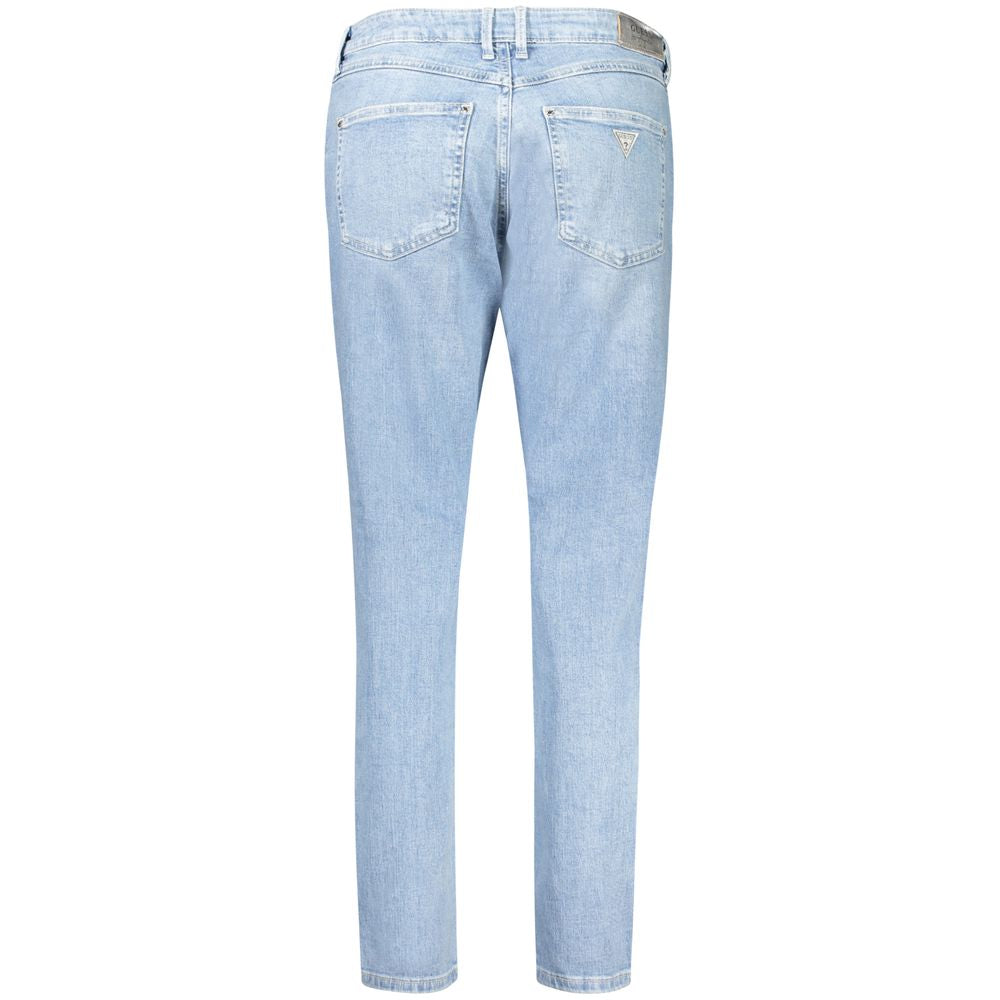Guess Jeans Women's Blue Cotton Skinny Jeans
