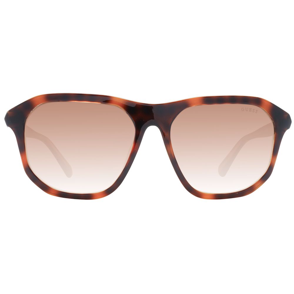 Guess GU00057 6052F Unisex Brown Square Sunglasses