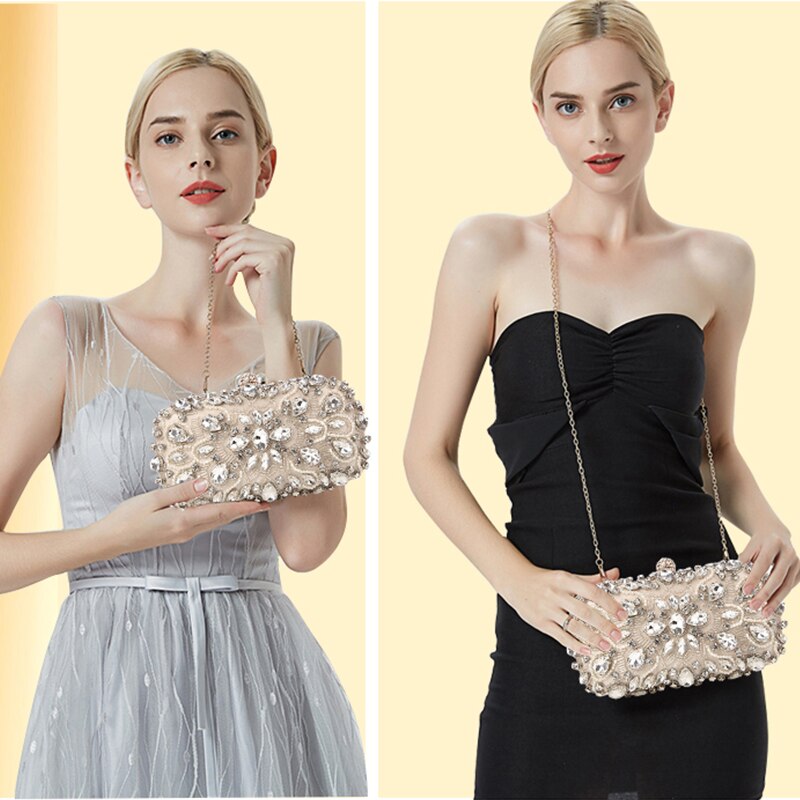 Luxury Pearl Wedding Clutch Bag for Women