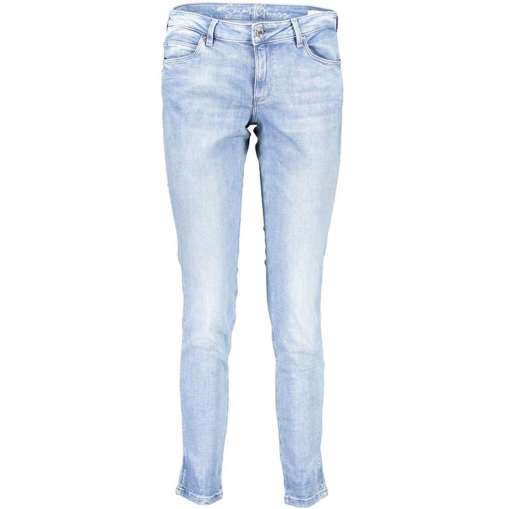 Guess Jeans Women's Blue Cotton Skinny Jeans