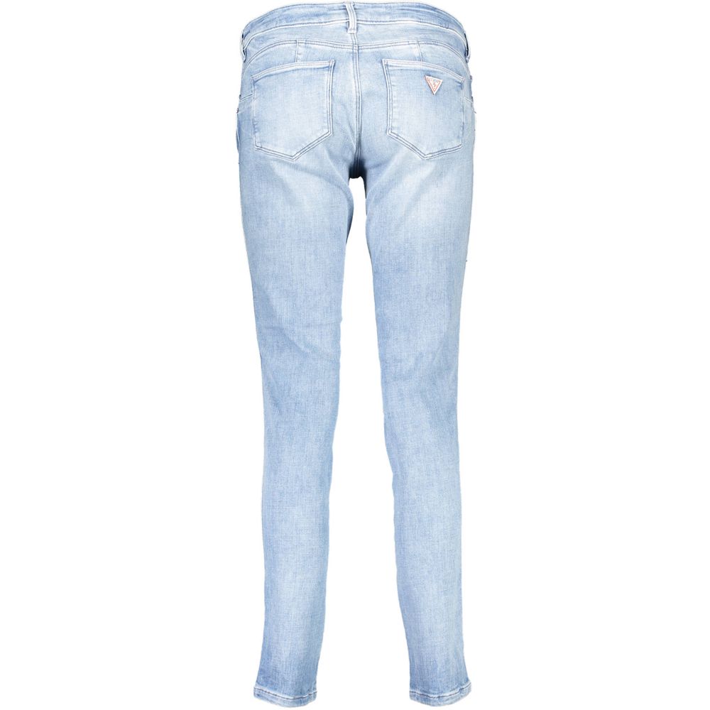 Guess Jeans Women's Blue Cotton Skinny Jeans