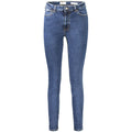 Guess Jeans Women's Blue Cotton Skinny Jeans