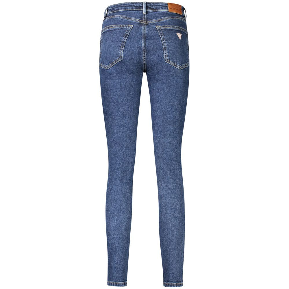 Guess Jeans Women's Blue Cotton Skinny Jeans