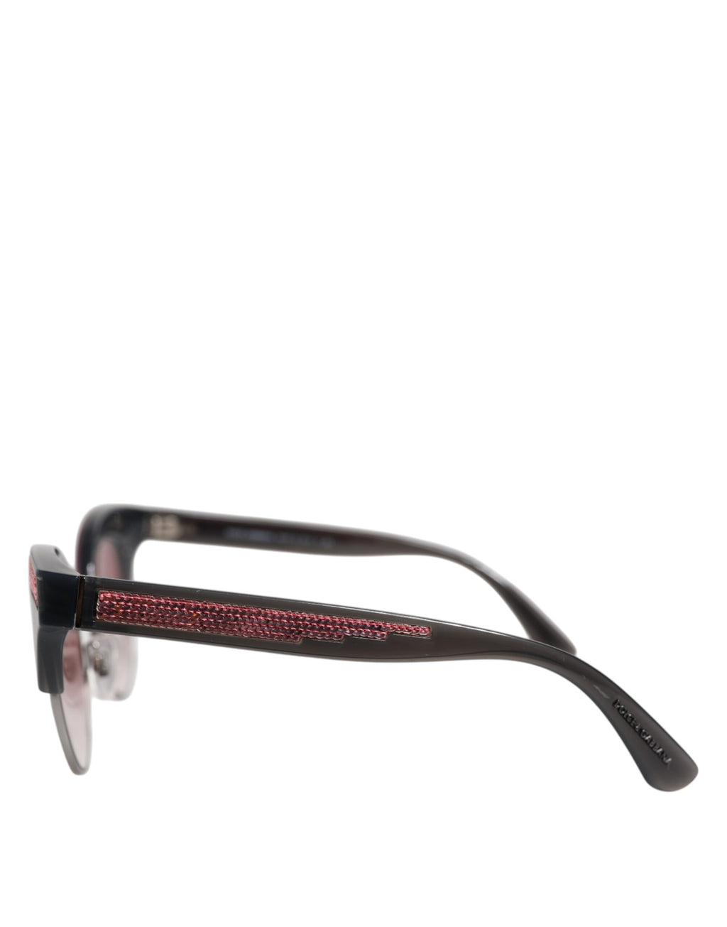 Dolce & Gabbana DG6109 Women's Black Sequined Cat-Eye Sunglasses