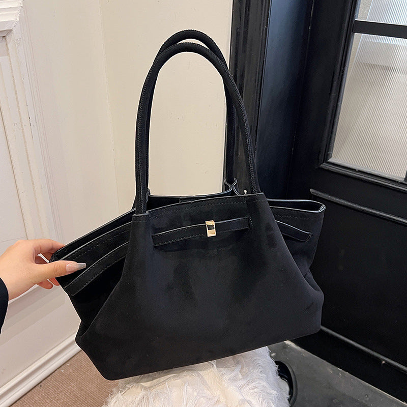 Elegant Soft Suede Tote Bag for Women