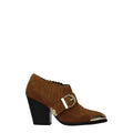 Versace Jeans Women's Brown Leather Ankle Boots