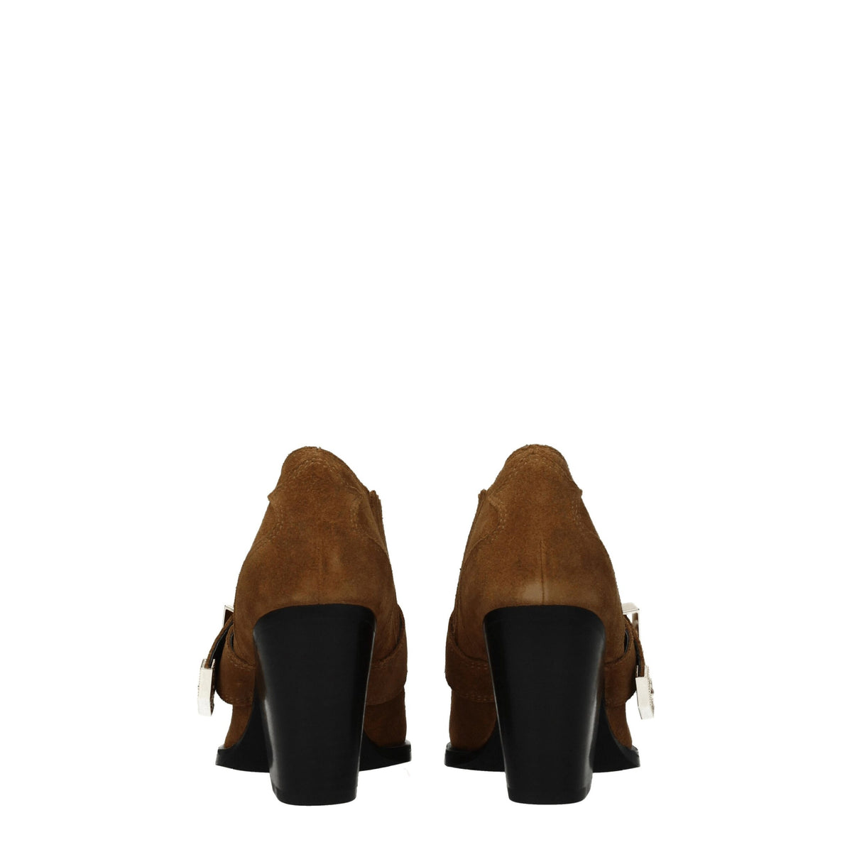 Versace Jeans Women's Brown Leather Ankle Boots