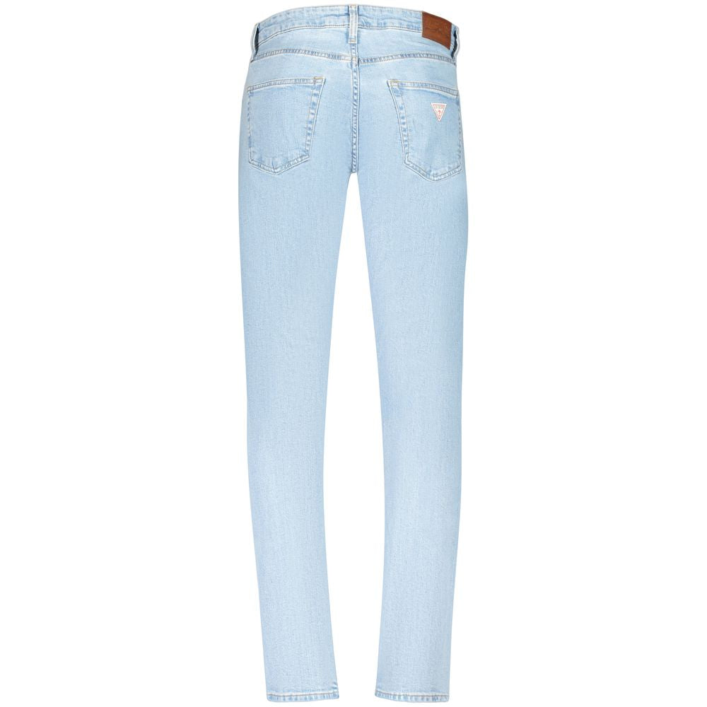 Guess Jeans Men's Blue Cotton Skinny Jeans