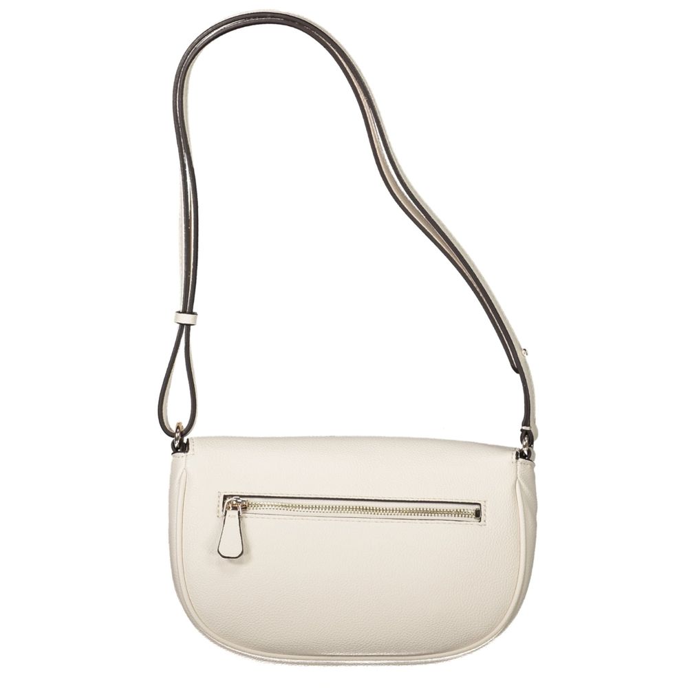 Guess Jeans Women's White Polyurethane Handbag