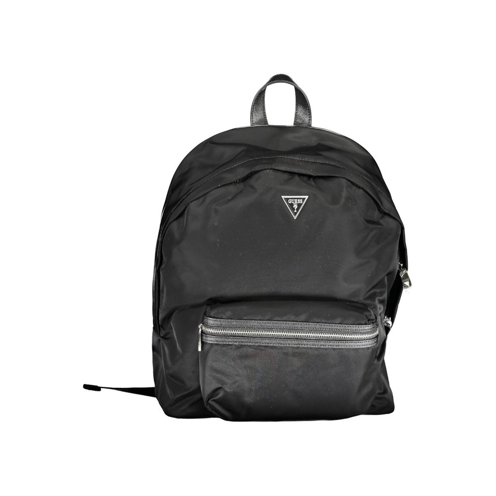 Guess Jeans Men's Black Polyamide Backpack