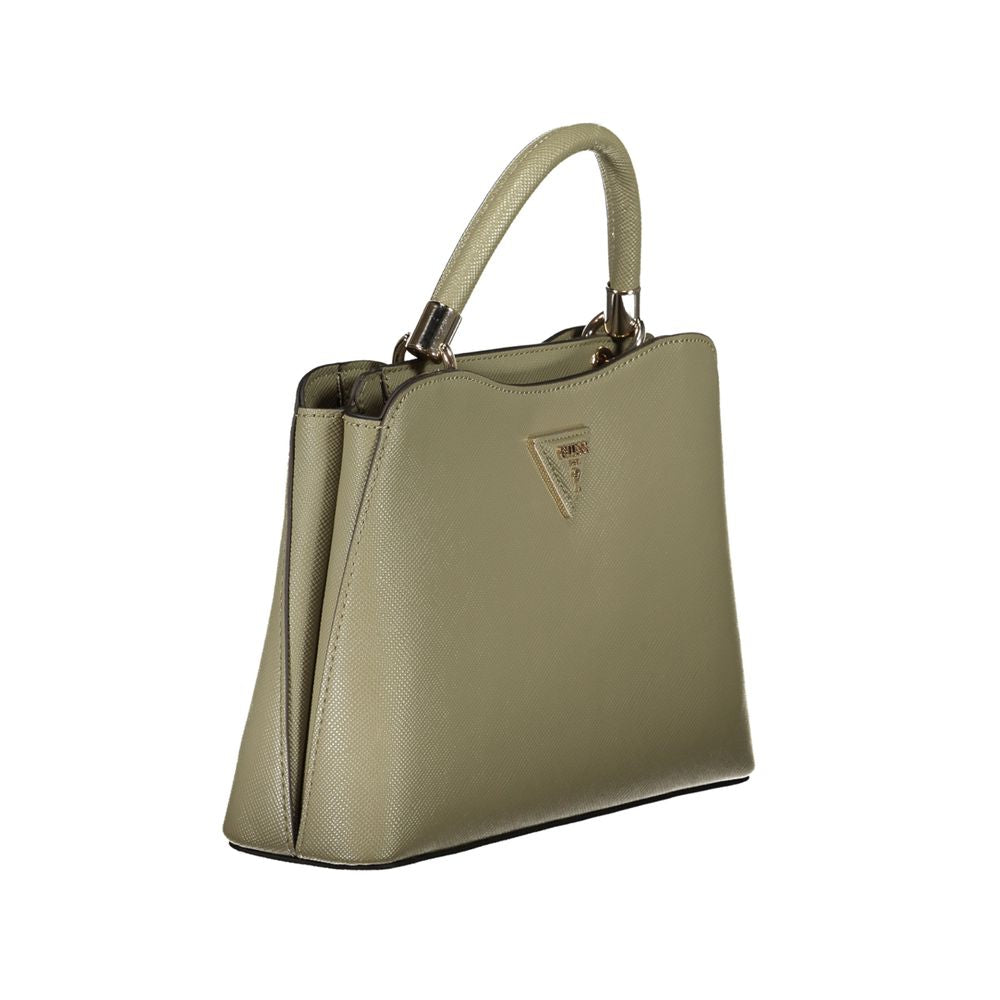 Guess Jeans Women's Green Polyurethane Handbag