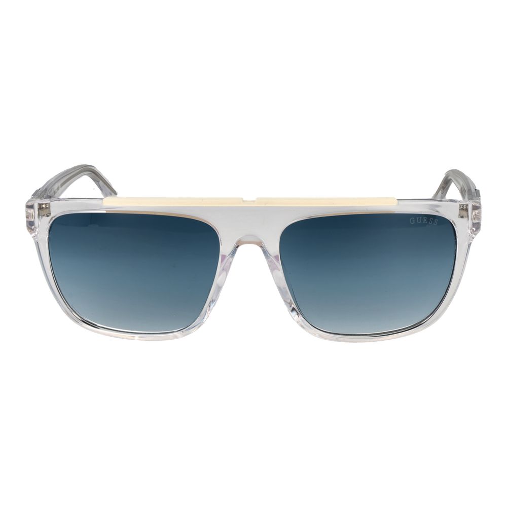 Transparent Stainless Steel Sunglasses